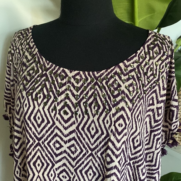 EUC Victoria’s Secret Beach Cover-Up with tassels Sz M - Picture 2 of 9